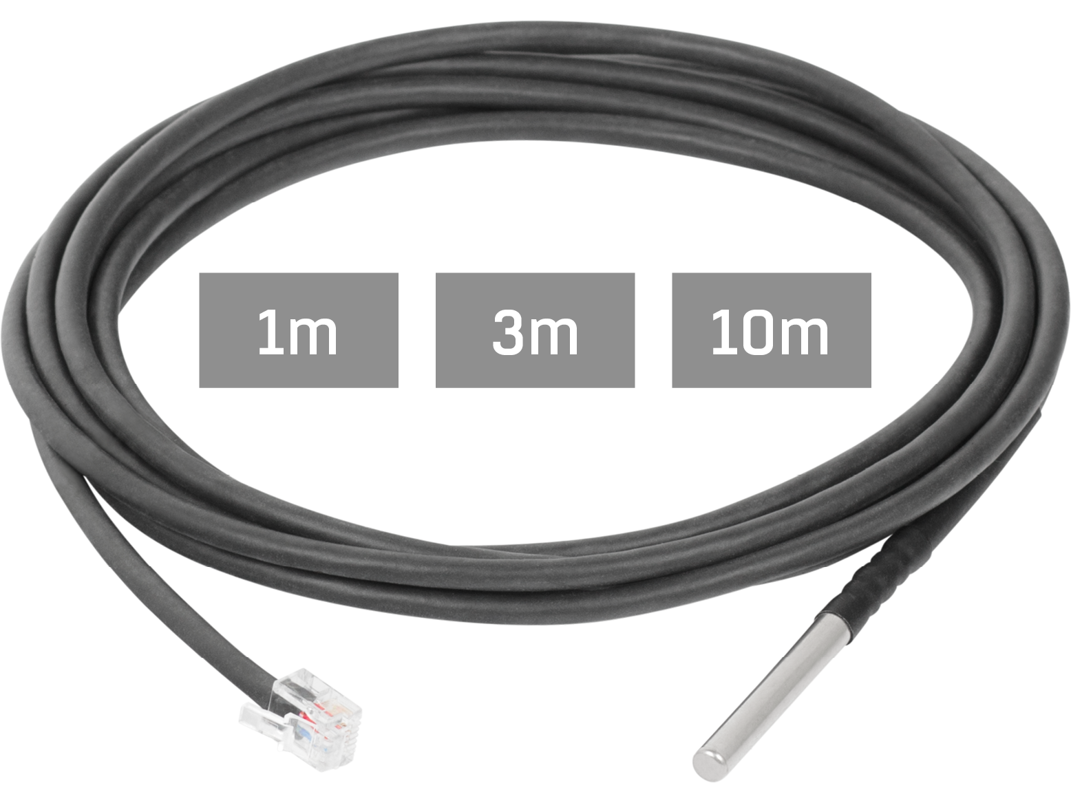 Temp-1Wire IP67 (1m, 3m, 10m)