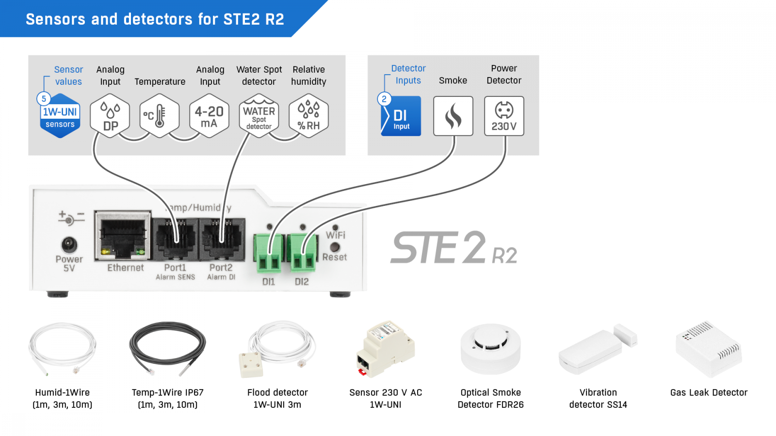 STE2 R2: LAN and WiFi thermometer for remote monitoring