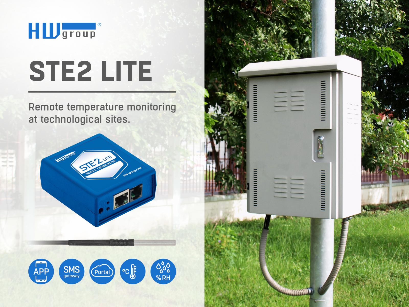 Monitor Temperature at Remote Locations with new STE2 LITE