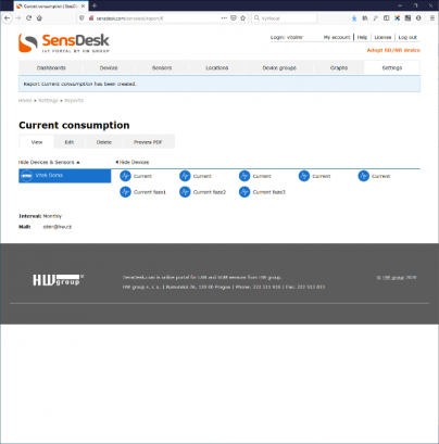 However, please be patient, longer reports can take a few minutes to generate. 