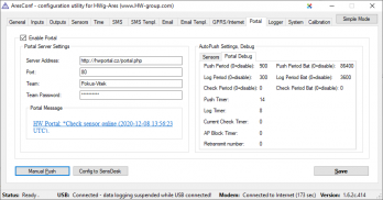 //sensdesk.com/portal.php) and fill in the Team and Team Password fields using the data obtained.