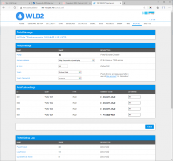 All HW group devices have the same fields, although the graphics look different